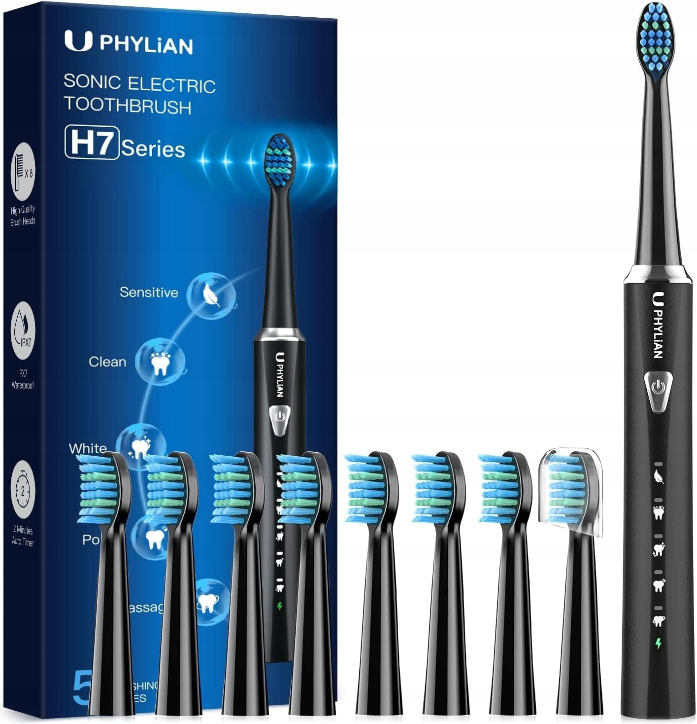 Elektrická zubná kefka Phylian SonicBLUE